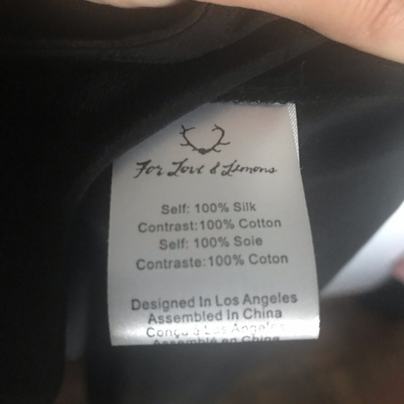 FL&L Black 100% Silk Lace Front Maxi Dress Small - Picture 5 of 5